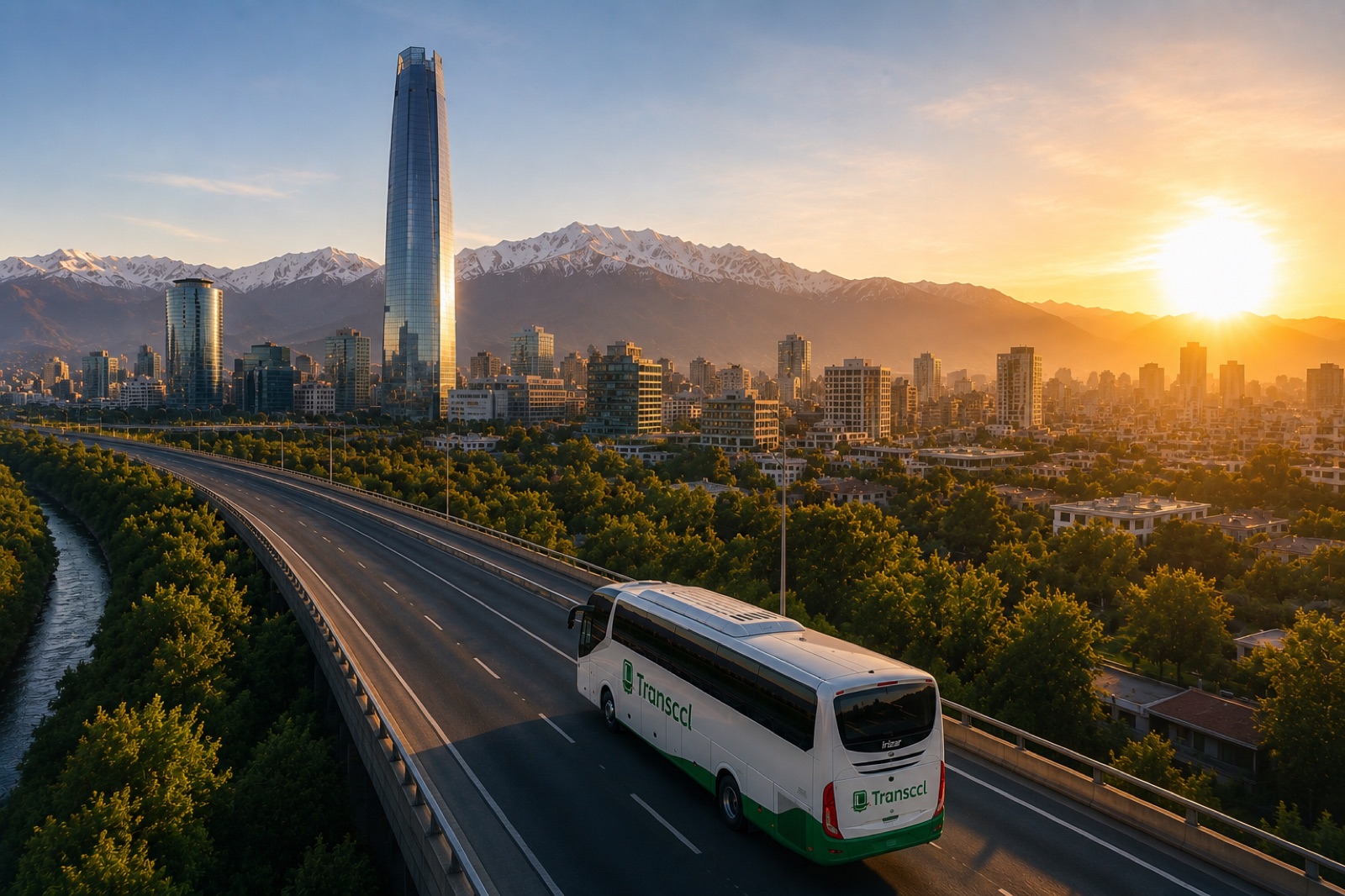 Bus Transccl en ruta, operación eficiente y sostenible
